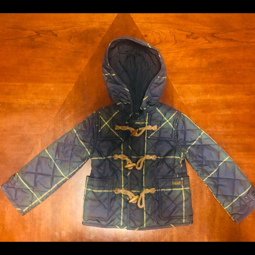 Ralph Lauren Plaid Toggle Jacket